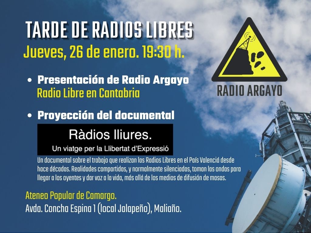 Tarde de Radios libres en Camargo