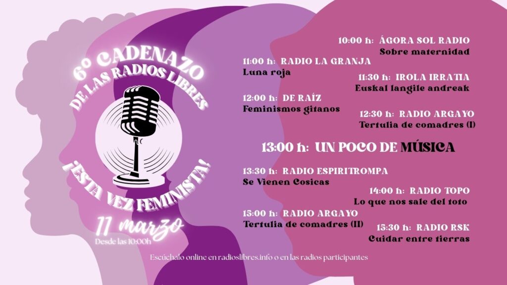 ¡¡¡Radio Argayo en el 6º Cadenazo de las Radios Libres!!!