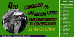 ¡Ya en el aire el Cadenazo de las Radios Libres: «Desenmascarando el Colonialismo»!