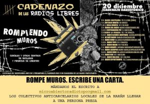 ¡Ya en el aire el quinto Cadenazo de las Radios Libres: #RompiendoMuros!