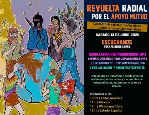 ¡Esta tarde participamos en la Revuelta Radial por el Apoyo Mutuo!